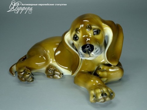 Купить фарфоровую статуэтку Rosenthal Щенок таксы